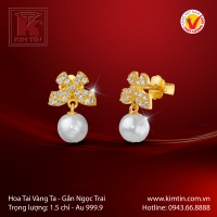 Hoa Tai Vàng 24K