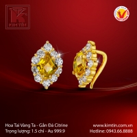 Hoa Tai Vàng 24K