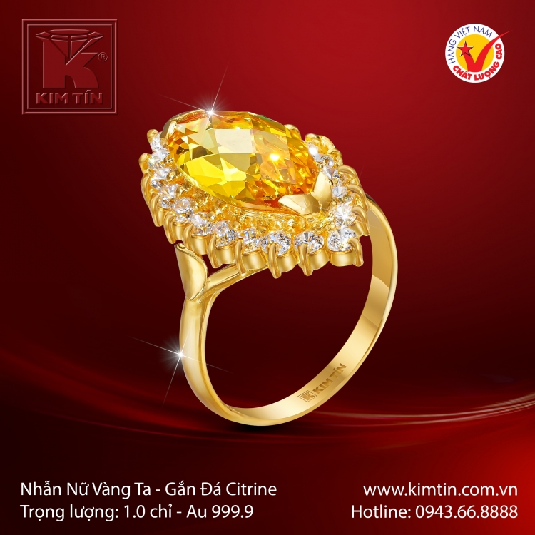 Nhẫn Nữ Vàng 24K