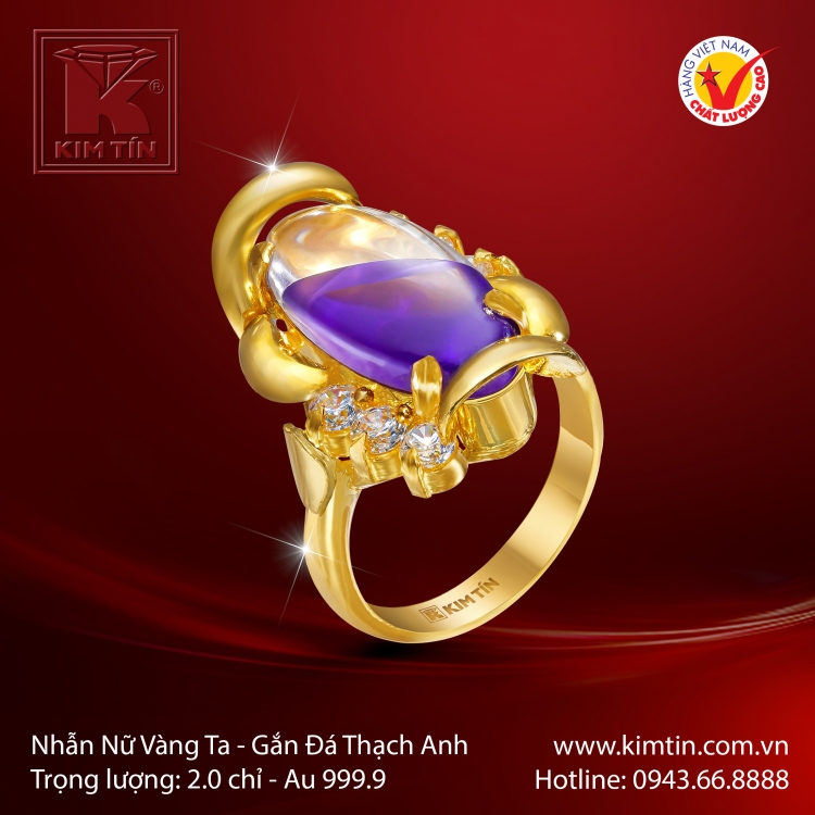 Nhẫn Nữ Vàng 24K