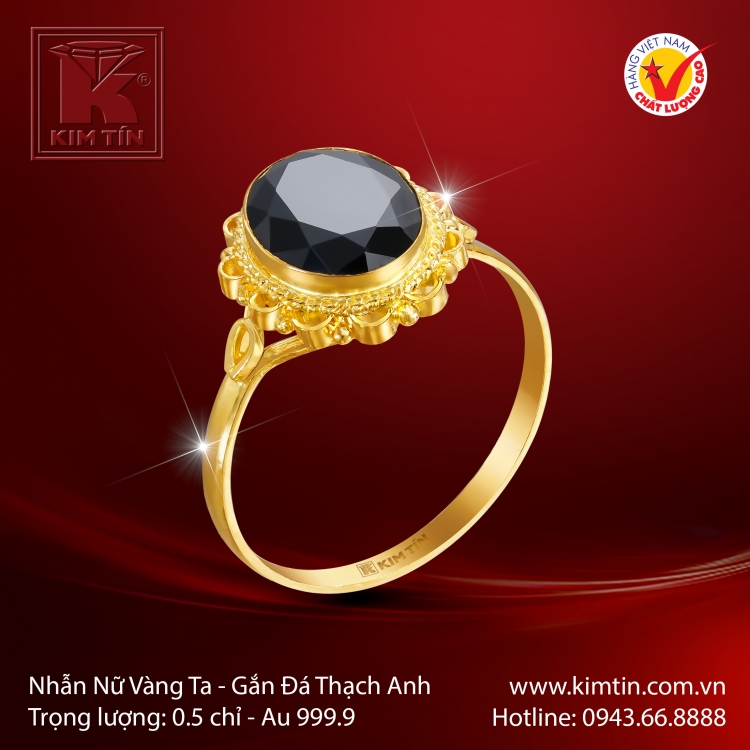 Nhẫn Nữ Vàng 24K