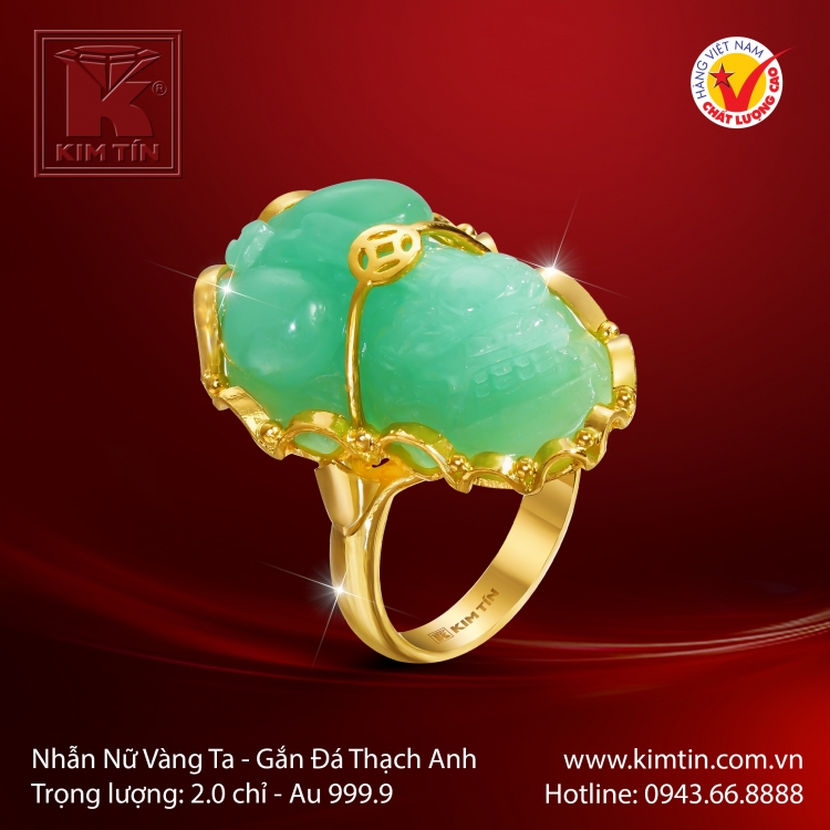 Nhẫn Nữ Vàng 24K