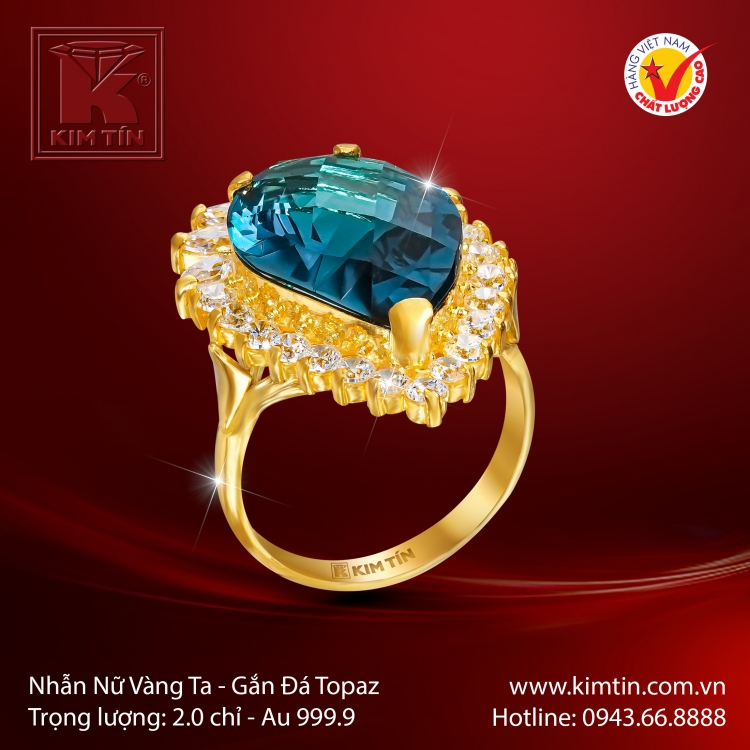 Nhẫn Nữ Vàng 24K