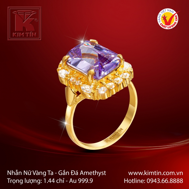 Nhẫn Nữ Vàng 24K