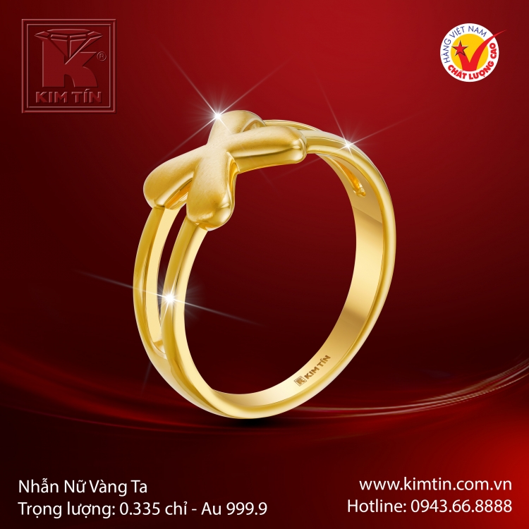 Nhẫn Nữ Vàng 24K