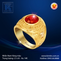 Nhẫn nam vàng 14k