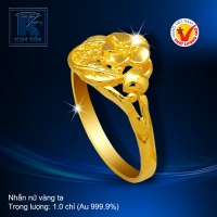 Nhẫn nữ vàng 24K