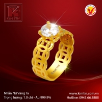 Nhẫn nữ vàng 24K