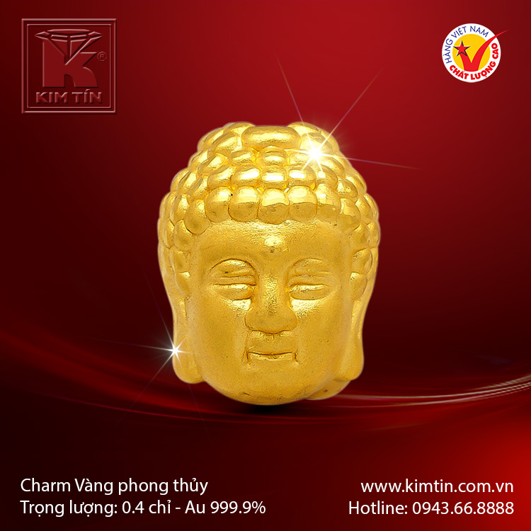 Charm vàng phong thủy