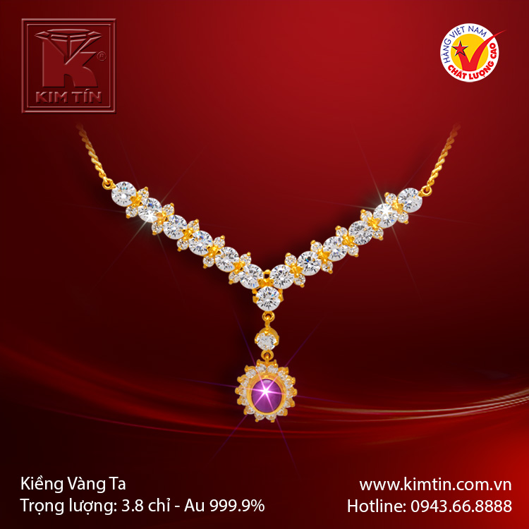 Kiềng cổ vàng 24K