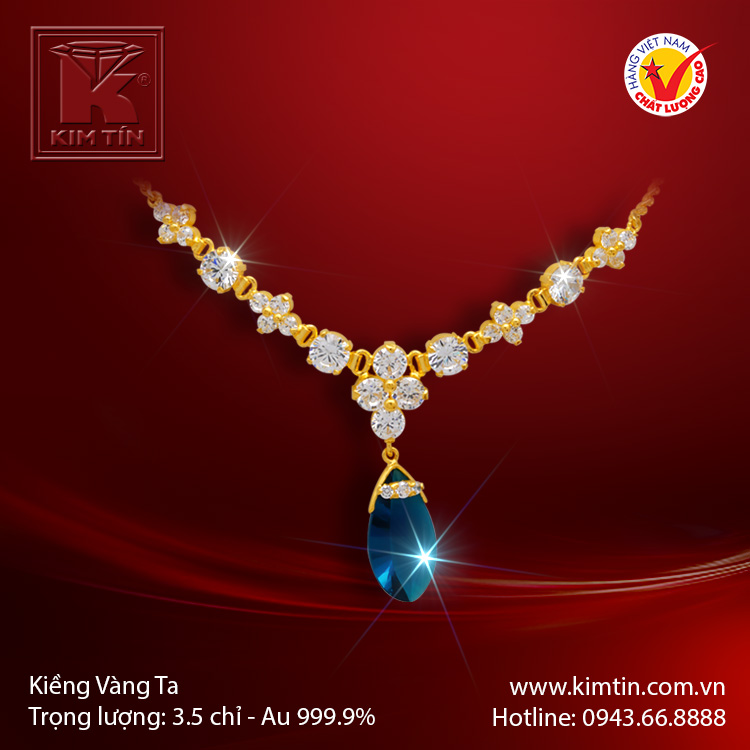 Kiềng cổ vàng 24K