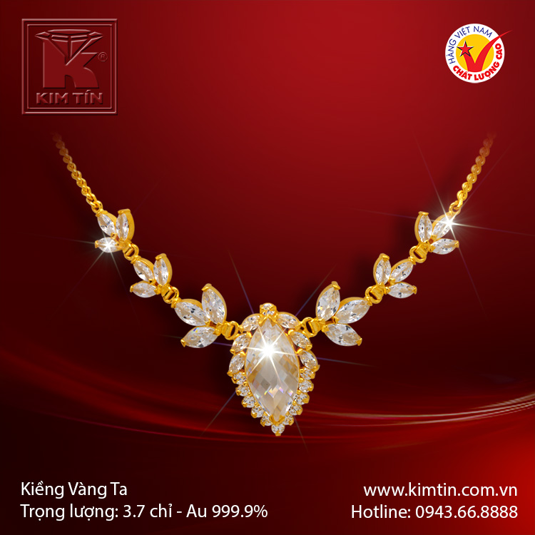 Kiềng cổ vàng 24K