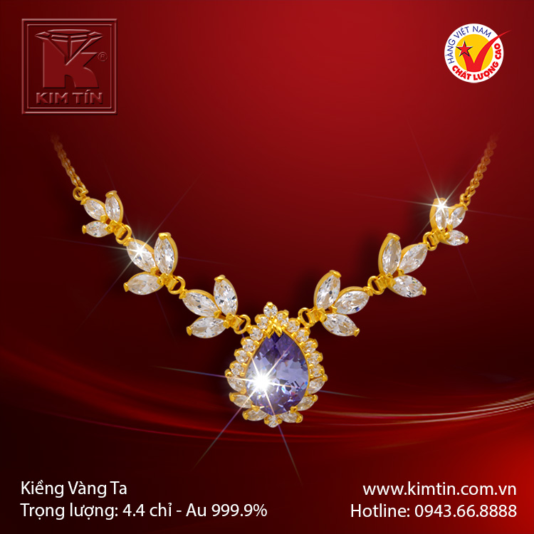 Kiềng cổ vàng 24K