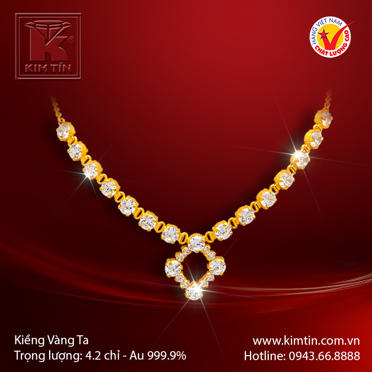 Kiềng cổ vàng 24K