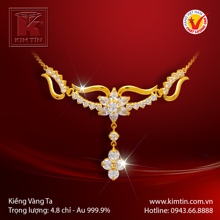 Kiềng cổ vàng 24K