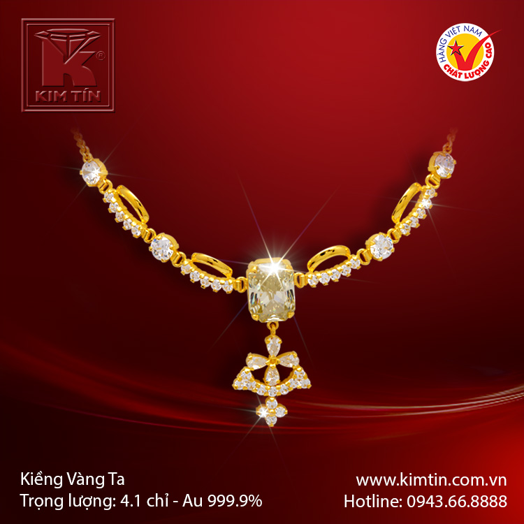 Kiềng cổ vàng 24K