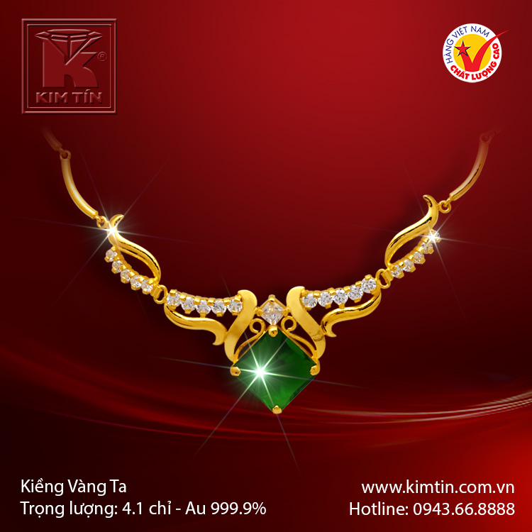 Kiềng cổ vàng 24K