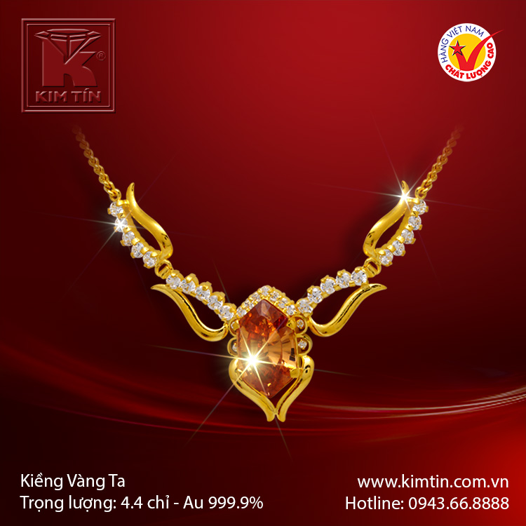 Kiềng cổ vàng 24K