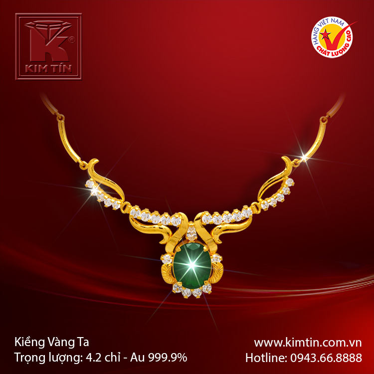 Kiềng cổ vàng 24K