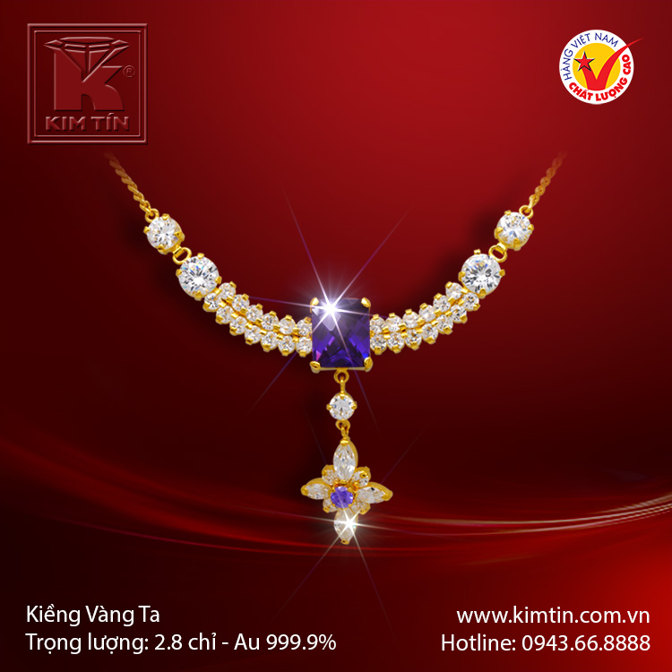 Kiềng cổ vàng 24K