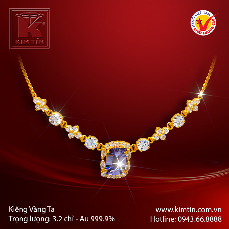 Kiềng cổ vàng 24K