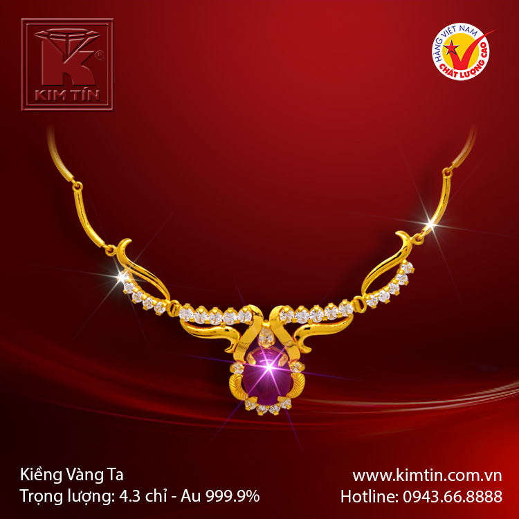 Kiềng cổ vàng 24K