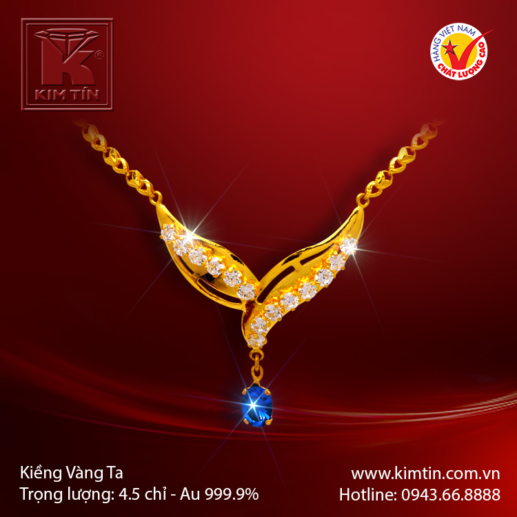 Kiềng cổ vàng 24K