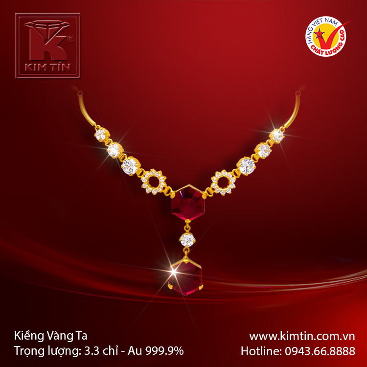 Kiềng cổ vàng 24K