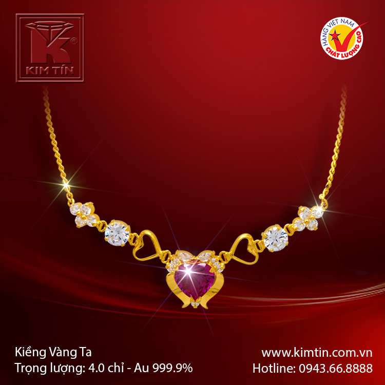 Kiềng cổ vàng 24K