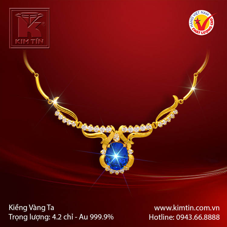 Kiềng cổ vàng 24K