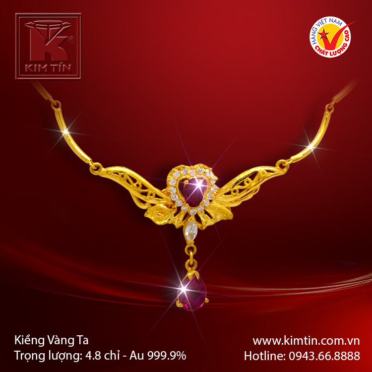 Kiềng cổ vàng 24K