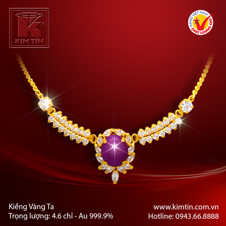 Kiềng cổ vàng 24K