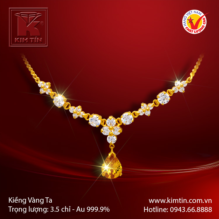 Kiềng cổ vàng 24K