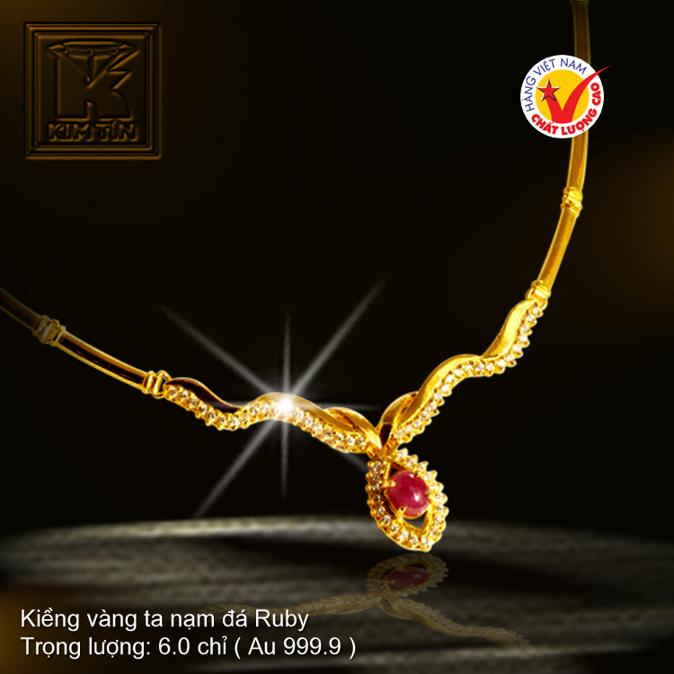 Kiềng cổ vàng 24K