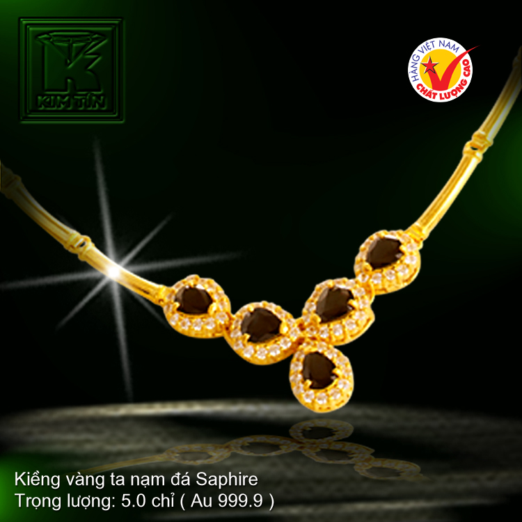 Kiềng cổ vàng 24K