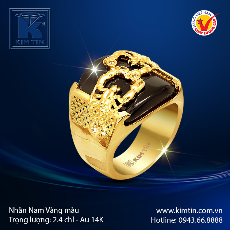 Nhẫn nam vàng 14k