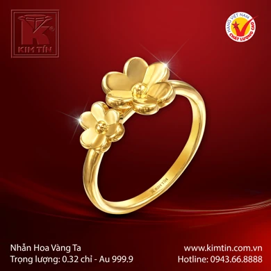 Nhẫn Nữ Vàng 24K 