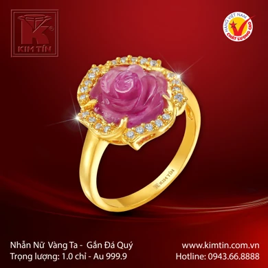 Nhẫn Nữ Vàng 24K 