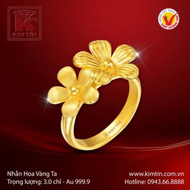 Nhẫn Nữ Vàng 24K 