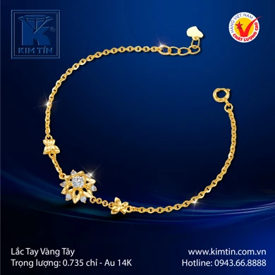 Lắc tay Vàng tây 14K 