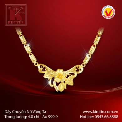 Dây chuyền nữ Vàng 24K