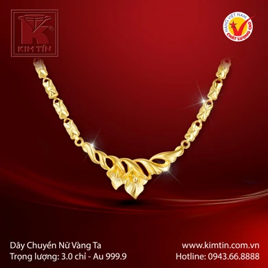 Dây chuyền nữ Vàng 24K 