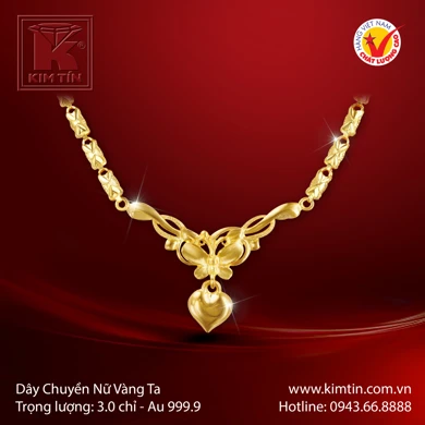Dây chuyền nữ Vàng 24K 