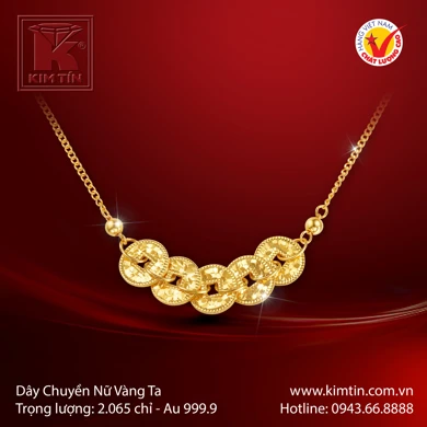 Dây chuyền nữ Vàng 24K 