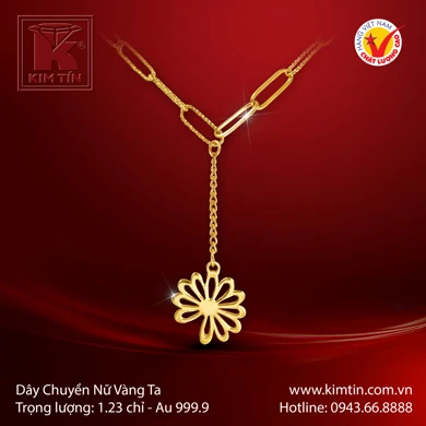 Dây chuyền nữ Vàng 24K 