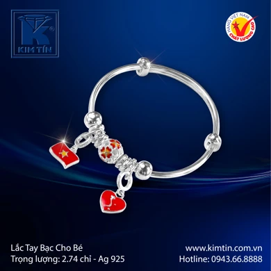 Lắc tay Bạc cho bé