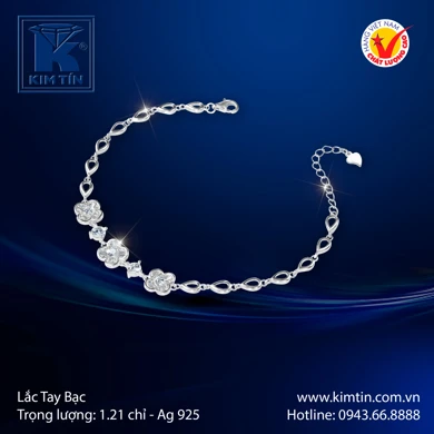 Lắc tay bạc 