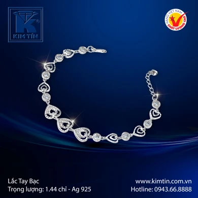 Lắc tay bạc 