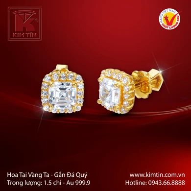 Hoa tai Vàng 24K 