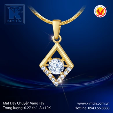 Mặt dây chuyền Vàng tây 10K 